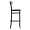 Flash Furniture Blue Vinyl Seat Barstool with Natural Wood Back XU-DG6V6BLV-NAT-GG - alternate 7